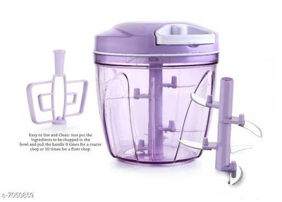 COMPACT & POWERFUL HAND HELD VEGETABLE CHOPPER (650 ML) - buyooze