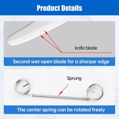 Adjustable Spring-loaded 3-in-1 Paring Knife