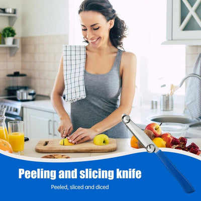 Adjustable Spring-loaded 3-in-1 Paring Knife